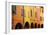 Arcade on the Via Mascarella in the Old City, Bologna, Emilia-Romagna, Italy, Europe-Bruno Morandi-Framed Photographic Print