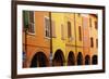 Arcade on the Via Mascarella in the Old City, Bologna, Emilia-Romagna, Italy, Europe-Bruno Morandi-Framed Photographic Print