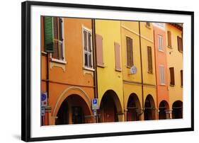 Arcade on the Via Mascarella in the Old City, Bologna, Emilia-Romagna, Italy, Europe-Bruno Morandi-Framed Photographic Print