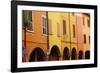 Arcade on the Via Mascarella in the Old City, Bologna, Emilia-Romagna, Italy, Europe-Bruno Morandi-Framed Photographic Print