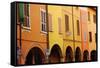 Arcade on the Via Mascarella in the Old City, Bologna, Emilia-Romagna, Italy, Europe-Bruno Morandi-Framed Stretched Canvas