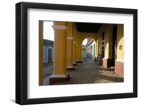 Arcades of the Maison Romantique, Town of Trinidad, Unesco World Heritage Site, Cuba-Bruno Barbier-Framed Photographic Print