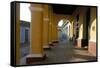 Arcades of the Maison Romantique, Town of Trinidad, Unesco World Heritage Site, Cuba-Bruno Barbier-Framed Stretched Canvas