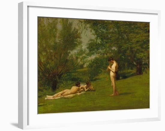 Arcadia, Circa 1883-Thomas Cowperthwait Eakins-Framed Giclee Print