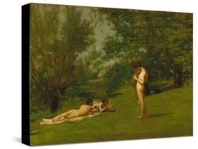 Arcadia, Circa 1883-Thomas Cowperthwait Eakins-Stretched Canvas