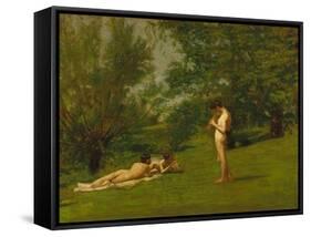 Arcadia, Circa 1883-Thomas Cowperthwait Eakins-Framed Stretched Canvas