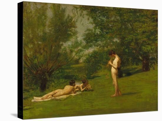 Arcadia, Circa 1883-Thomas Cowperthwait Eakins-Stretched Canvas