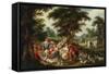 Arcadia. the Golden Age-Frans Francken the Younger-Framed Stretched Canvas