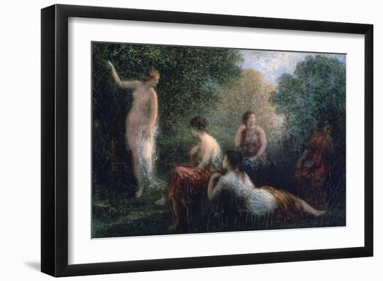 Arcadia, Woman Bathing, 1836-1904-Henri Fantin-Latour-Framed Giclee Print