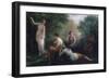 Arcadia, Woman Bathing, 1836-1904-Henri Fantin-Latour-Framed Giclee Print