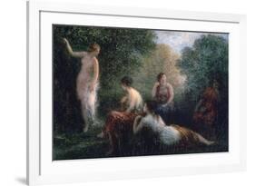 Arcadia, Woman Bathing, 1836-1904-Henri Fantin-Latour-Framed Giclee Print