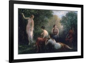 Arcadia, Woman Bathing, 1836-1904-Henri Fantin-Latour-Framed Giclee Print