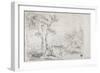 Arcadian Landscape, 1805-George Howland Beaumont-Framed Giclee Print