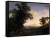 Arcadian Landscape, 1829-Jacob-Philippe Hackert-Framed Stretched Canvas