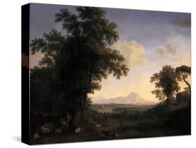 Arcadian Landscape, 1829-Jacob-Philippe Hackert-Stretched Canvas