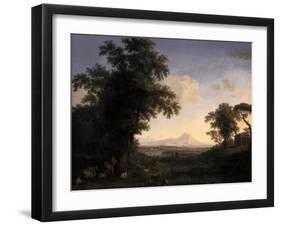 Arcadian Landscape, 1829-Jacob-Philippe Hackert-Framed Giclee Print