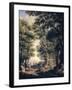 Arcadian Landscape Murals in the Garden Room of the Main Floor of the Amsterdam House Herengracht-Jurriaan Andriessen-Framed Art Print