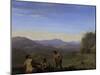 Arcadian Landscape-Cornelis van Poelenburgh-Mounted Giclee Print