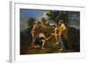 Arcadian Shepherds, circa 1650-Nicolas Poussin-Framed Giclee Print