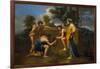 Arcadian Shepherds, circa 1650-Nicolas Poussin-Framed Giclee Print