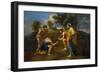 Arcadian Shepherds, circa 1650-Nicolas Poussin-Framed Giclee Print