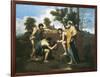 Arcadian Shepherds (Et in Arcadia Ego)-Nicolas Poussin-Framed Art Print