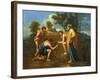 Arcadian Shepherds-Nicolas Poussin-Framed Giclee Print