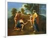 Arcadian Shepherds-Nicolas Poussin-Framed Giclee Print