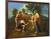 Arcadian Shepherds-Nicolas Poussin-Framed Giclee Print