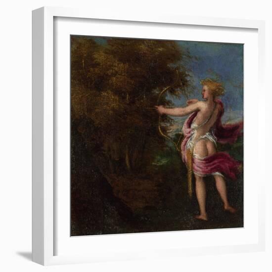 Arcas Hunting, C. 1550-Andrea Schiavone-Framed Giclee Print