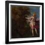 Arcas Hunting, C. 1550-Andrea Schiavone-Framed Giclee Print