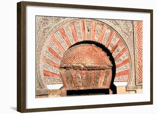 Arch Above Entrance, West Façade, Grand Mosque, Cordoba, Spain, 8th-11th Century-null-Framed Photographic Print