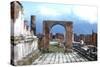 Arch and Walkway, Pompeii, Ancient Rome, 1st Century Ad-null-Stretched Canvas