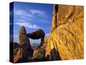 Arch at Sunrise, Grapevine Hills, Big Bend National Park, Texas, USA-Scott T^ Smith-Stretched Canvas