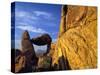 Arch at Sunrise, Grapevine Hills, Big Bend National Park, Texas, USA-Scott T^ Smith-Stretched Canvas