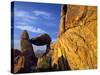 Arch at Sunrise, Grapevine Hills, Big Bend National Park, Texas, USA-Scott T^ Smith-Stretched Canvas