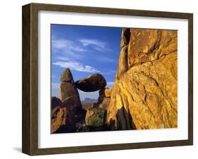 Arch at Sunrise, Grapevine Hills, Big Bend National Park, Texas, USA-Scott T^ Smith-Framed Photographic Print