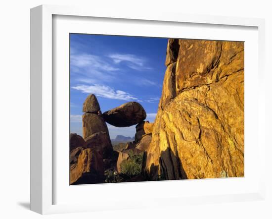 Arch at Sunrise, Grapevine Hills, Big Bend National Park, Texas, USA-Scott T^ Smith-Framed Photographic Print