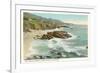 Arch Beach, Laguna Beach-null-Framed Premium Giclee Print