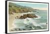 Arch Beach, Laguna Beach-null-Framed Stretched Canvas