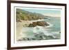 Arch Beach, Laguna Beach-null-Framed Art Print