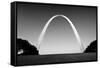 Arch BW-John Gusky-Framed Stretched Canvas