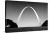 Arch BW-John Gusky-Stretched Canvas
