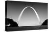 Arch BW-John Gusky-Stretched Canvas