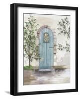 Arch Door with Olive Tree-Aimee Wilson-Framed Art Print