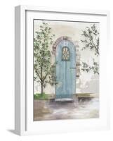 Arch Door with Olive Tree-Aimee Wilson-Framed Art Print