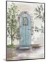 Arch Door with Olive Tree-Aimee Wilson-Mounted Art Print