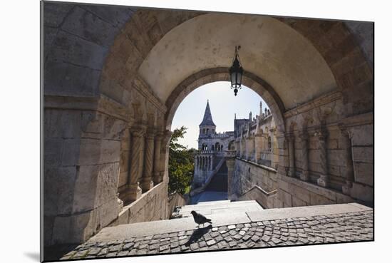 Arch, Fishermans Bastion, Budapest-George Oze-Mounted Photographic Print