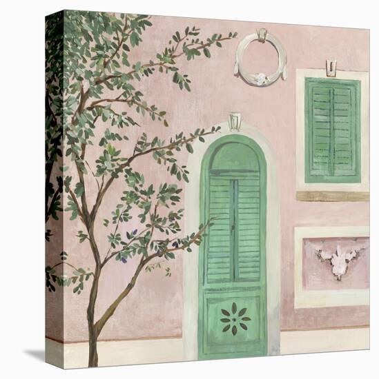 Arch Green Window-Aimee Wilson-Stretched Canvas