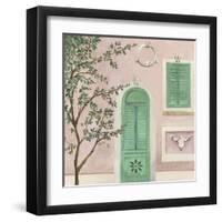Arch Green Window-Aimee Wilson-Framed Art Print